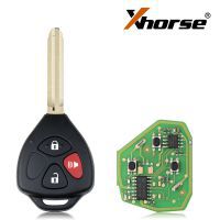  Xhorse XKTO04EN Wire Universal Remote Key Toyota Style 3 Buttons for VVDI VVDI2 Key Tool 5pcs/lot