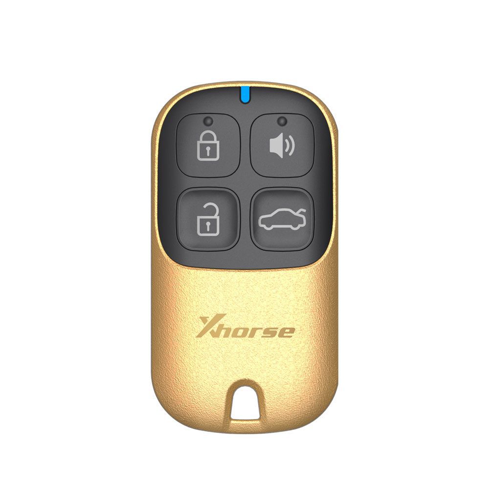 XHORSE XKXH02EN Chave Remota Universal 4 Botões Estilo Dourado Versão Inglês para VVDI Chave Ferramenta 5 pçs/lote