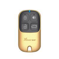 XHORSE XKXH02EN Chave Remota Universal 4 Botões Estilo Dourado Versão Inglês para VVDI Chave Ferramenta 5 pçs/lote