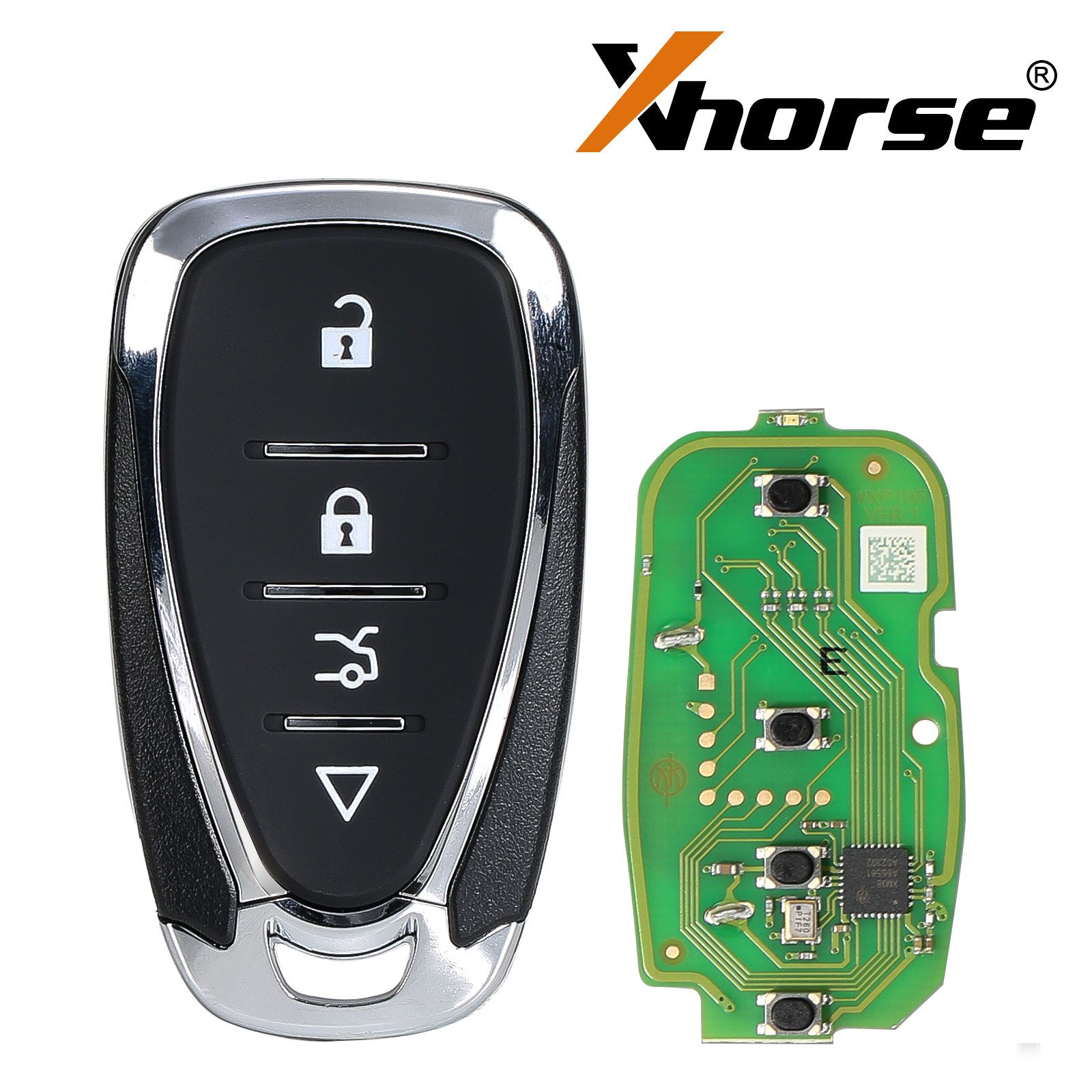 Xhorse XSCL01EN Universal chave remota 4 botões Chevrolet estilo 5pcs / lote