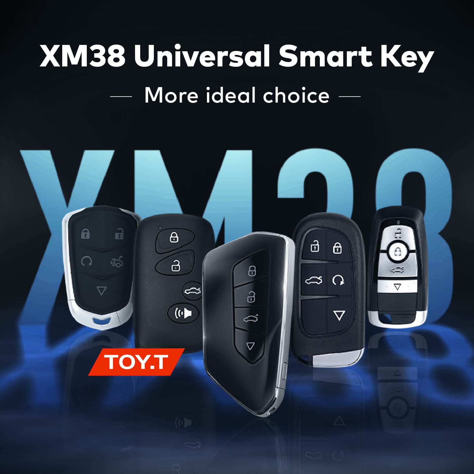 XHORSE XSJP01EN brinquedo.T XM38 Universal Smart Key 5pcs / lote