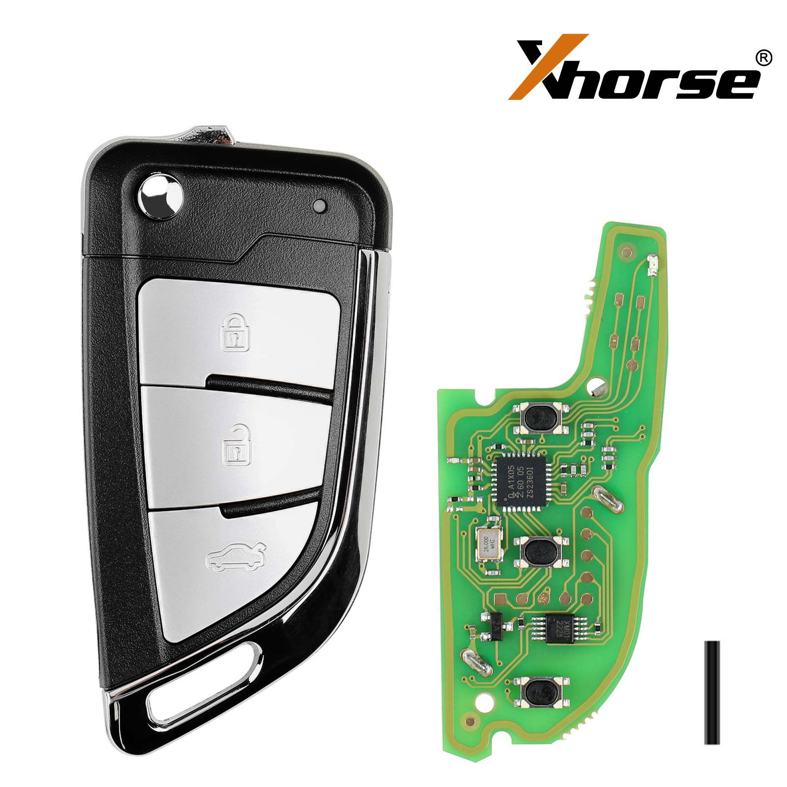 Mais novo Xhorse XSKFF1EN Universal remoto lâmina forma dobrável chave 5pcs / lote