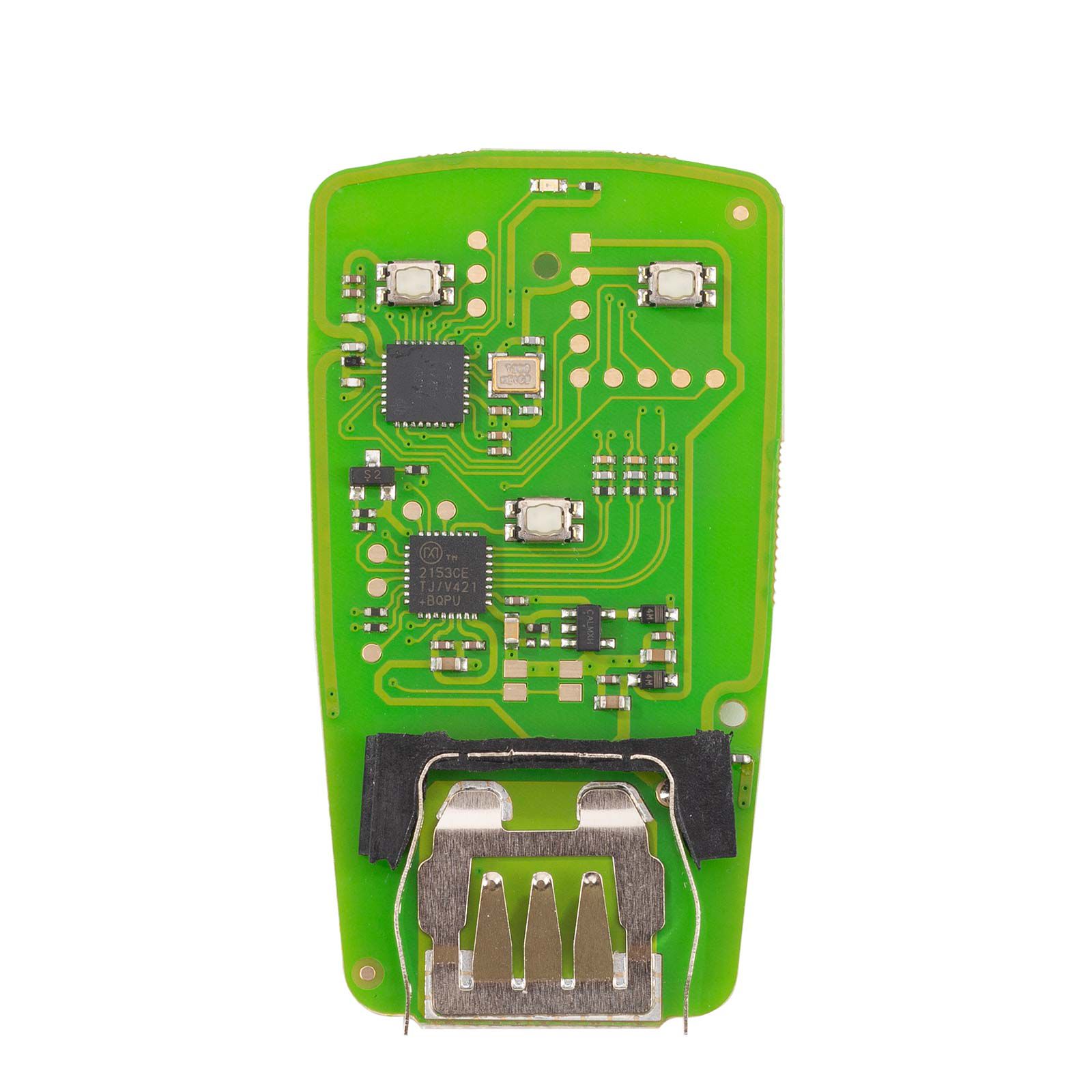 2025 Xhorse XSMA41EN MLB Remote Key A.D A4 Model PCB com 3 botões Key Shell trabalho com MLB / VVDI2 / Key Tool Plus