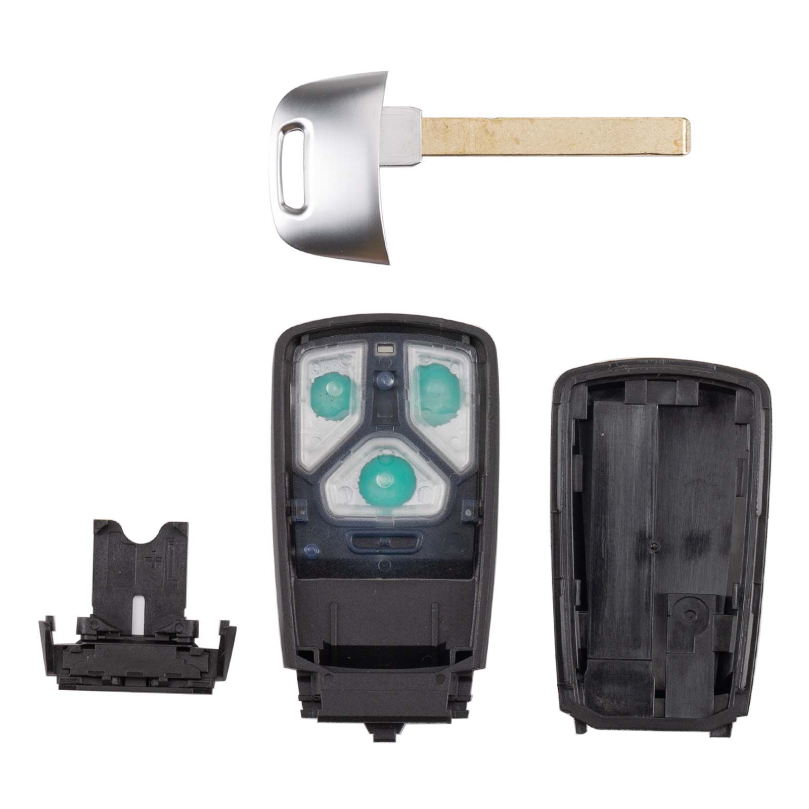 2025 Xhorse XSMA41EN MLB Remote Key A.D A4 Model PCB com 3 botões Key Shell trabalho com MLB / VVDI2 / Key Tool Plus
