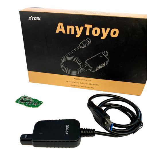 XTOOL Anytoyo SK1 Funciona com X100 PAD3 e KC501 para Toyota 8A/4A Smart Key Programação
