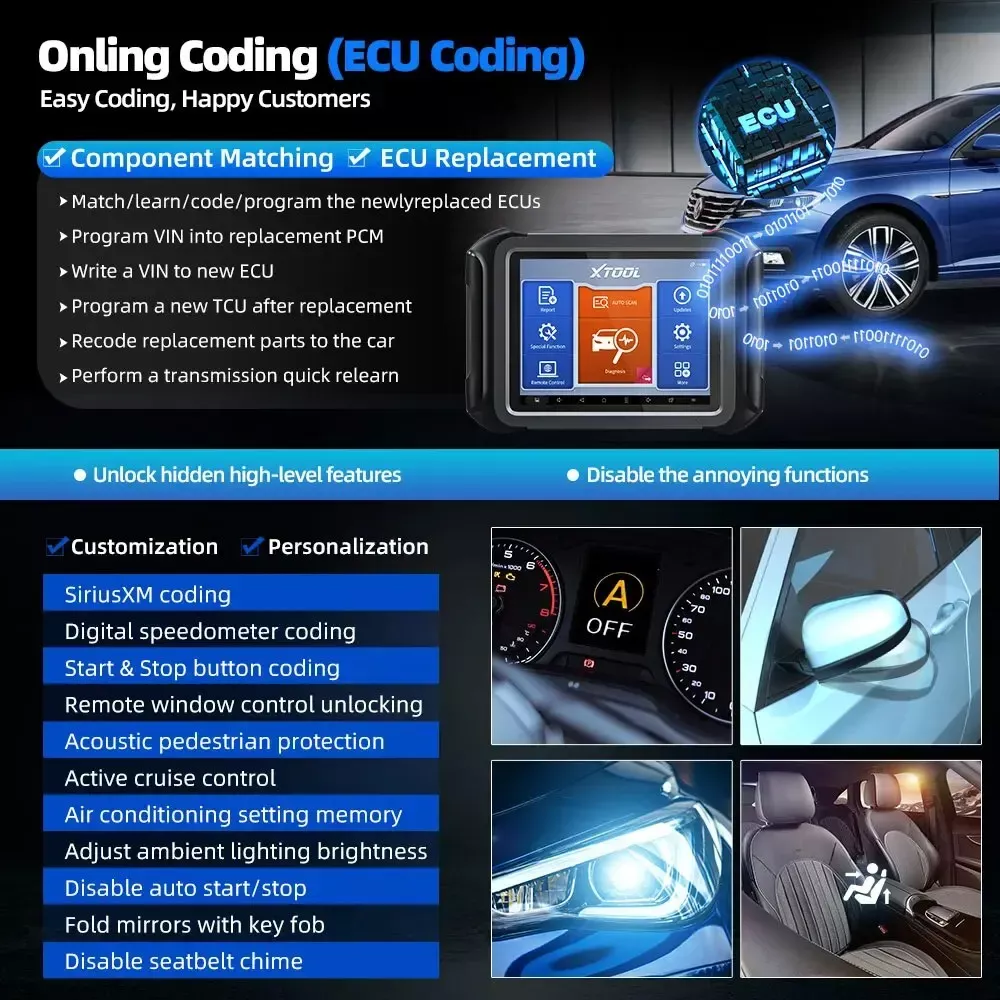 XTOOL D9HD 12V carro e caminhão 24V ferramenta de diagnóstico de funções completas para ferramentas mecânicas de oficina do scanner de trabalho pesado