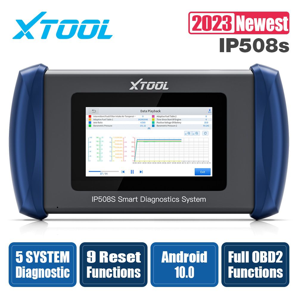 XTOOL InPlus IP508S OBD2 Ferramenta de Diagnóstico Automotivo ABS SRS Airbag Engine AT Code Reader Scanner Melhor 129E Atualização Online