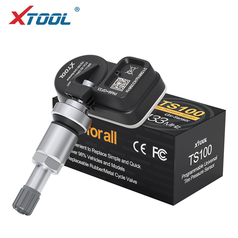 XTOOL TS100 433 & 315MHz TPMS TP100 Sensor Scan Tire Repair Tools Acessórios automotivos
