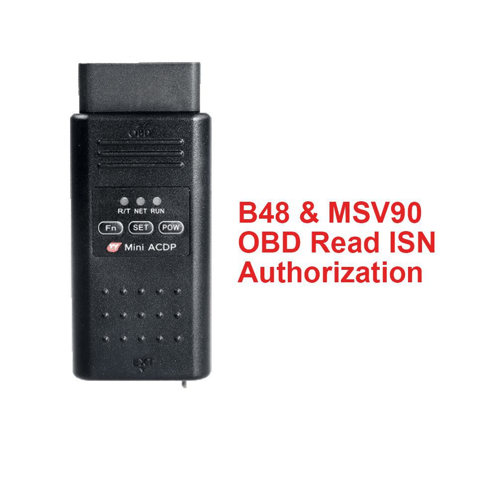 Leitura B48 & MSV90 ISN via autorização OBD para Yanhua Mini ACDP