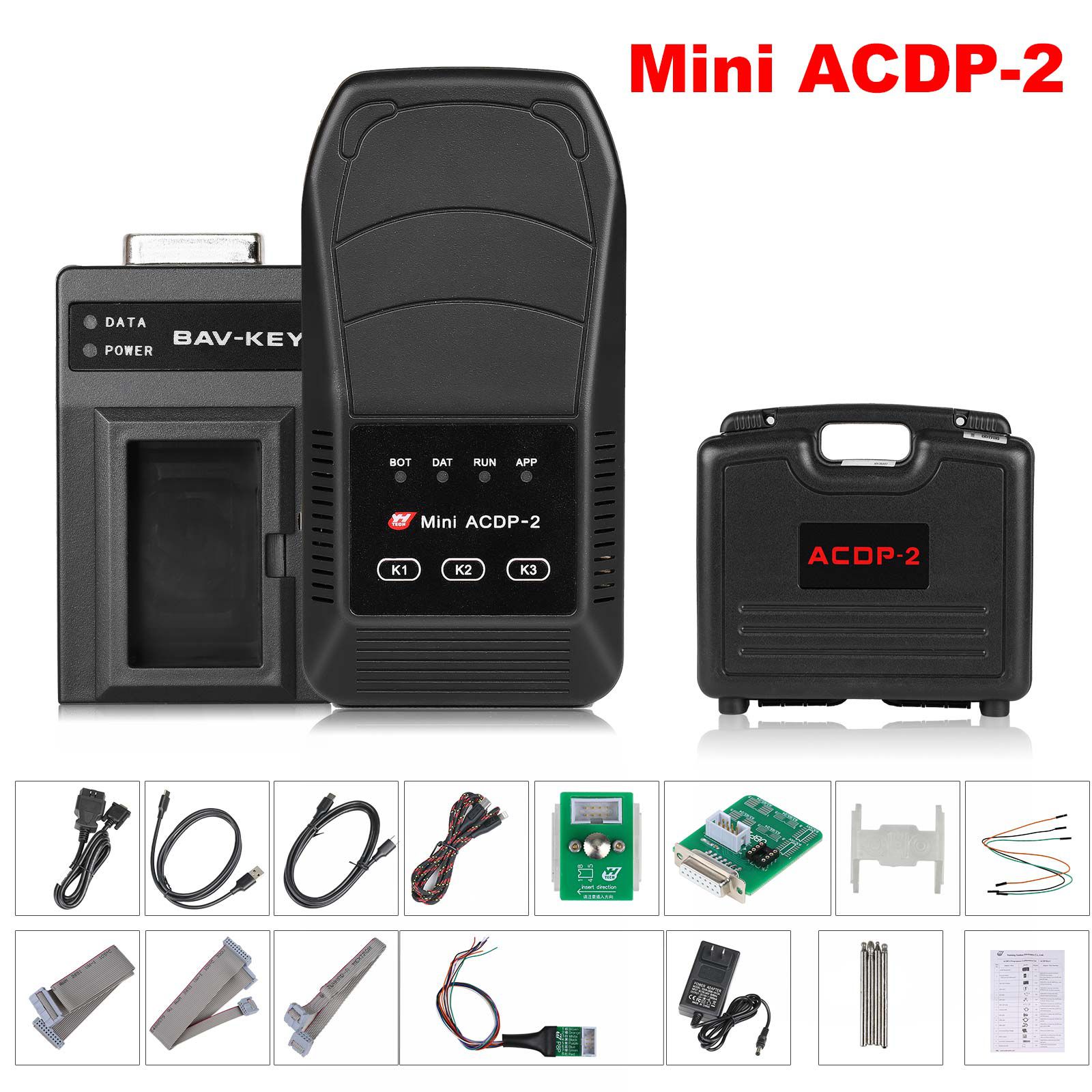2025 Yanhua ACDP-2 VW MQB IMMO KM Pacote com Módulo 33/34 para VW MQB Key Programming Mileage Correction