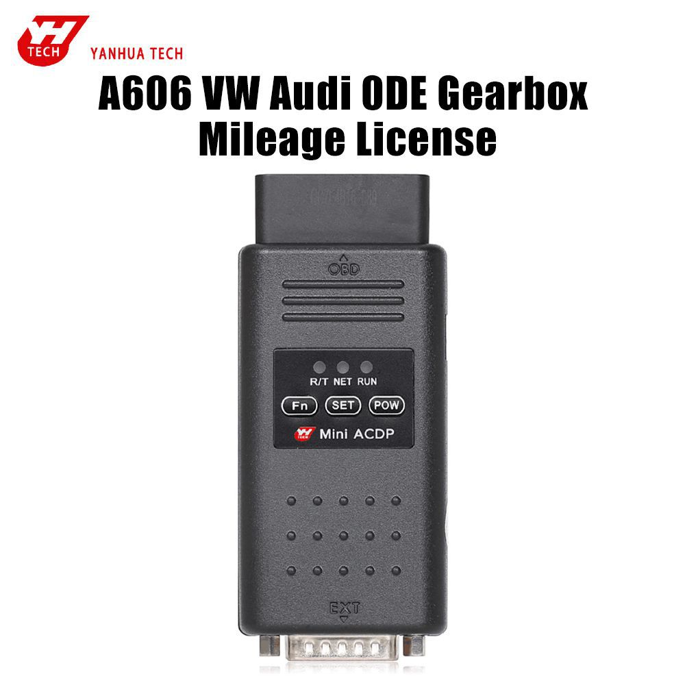 Licença A606 para VW Audi 0DE Gearbox Mileage Trabalhando com Yanhua Mini ACDP Módulo 13/19