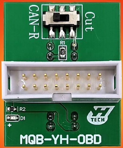 Plataforma YANHUA MQB-YH-OBD usada com o módulo 34 do Yanhua ACDP