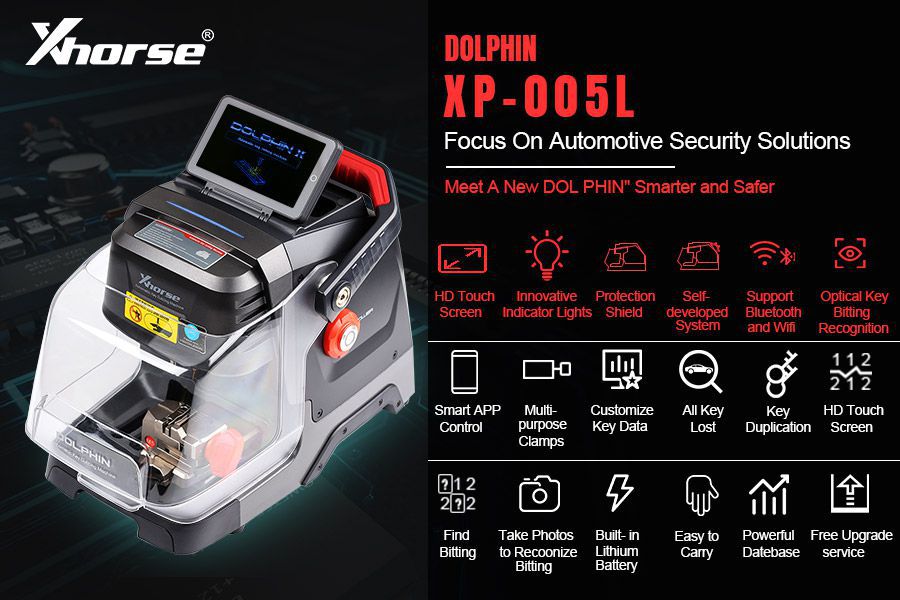 Máquina de corte chave Xhorse Dolphin XP005L XP-005L