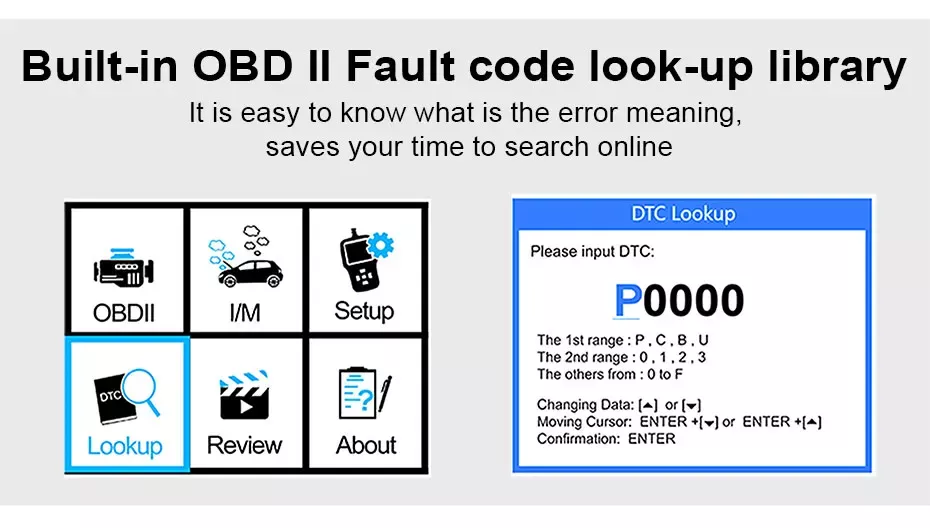Scanner OBD2 Ancel AD410