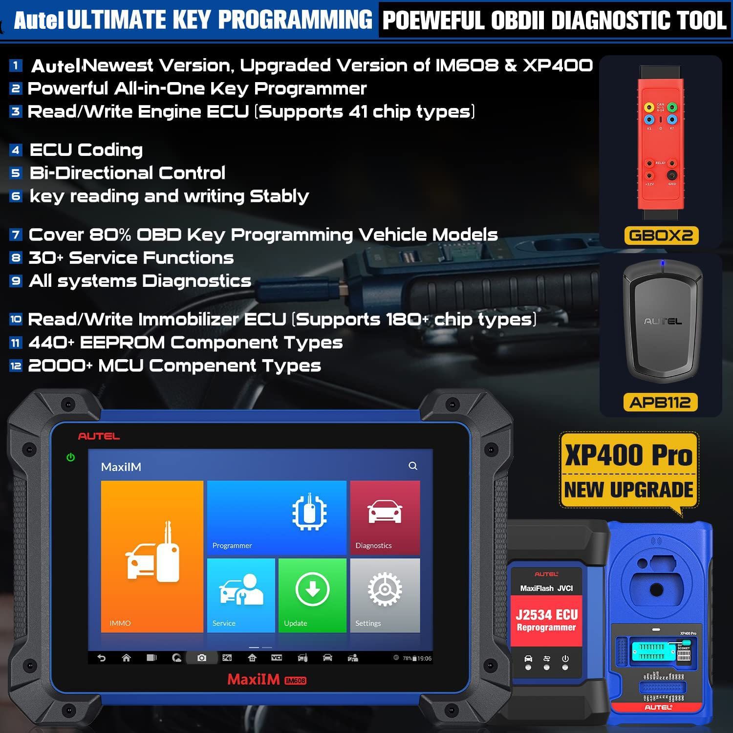 Autel MaxiiM IM608 PRO Versão Completa