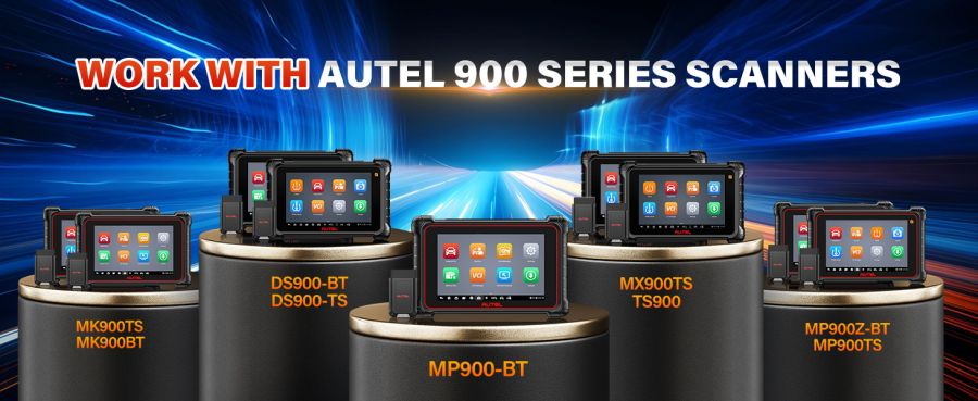 Autel MaxiVCI V150 Wireless Dongle Suporte CAN FD/DOIP Protocolo trabalho para Autel 900 Série Scanners
