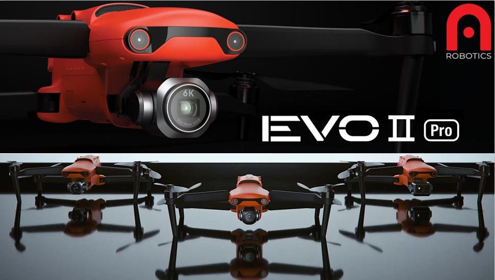 Pacote Robótico Autel EVO II Pro 6K Drone Robusto