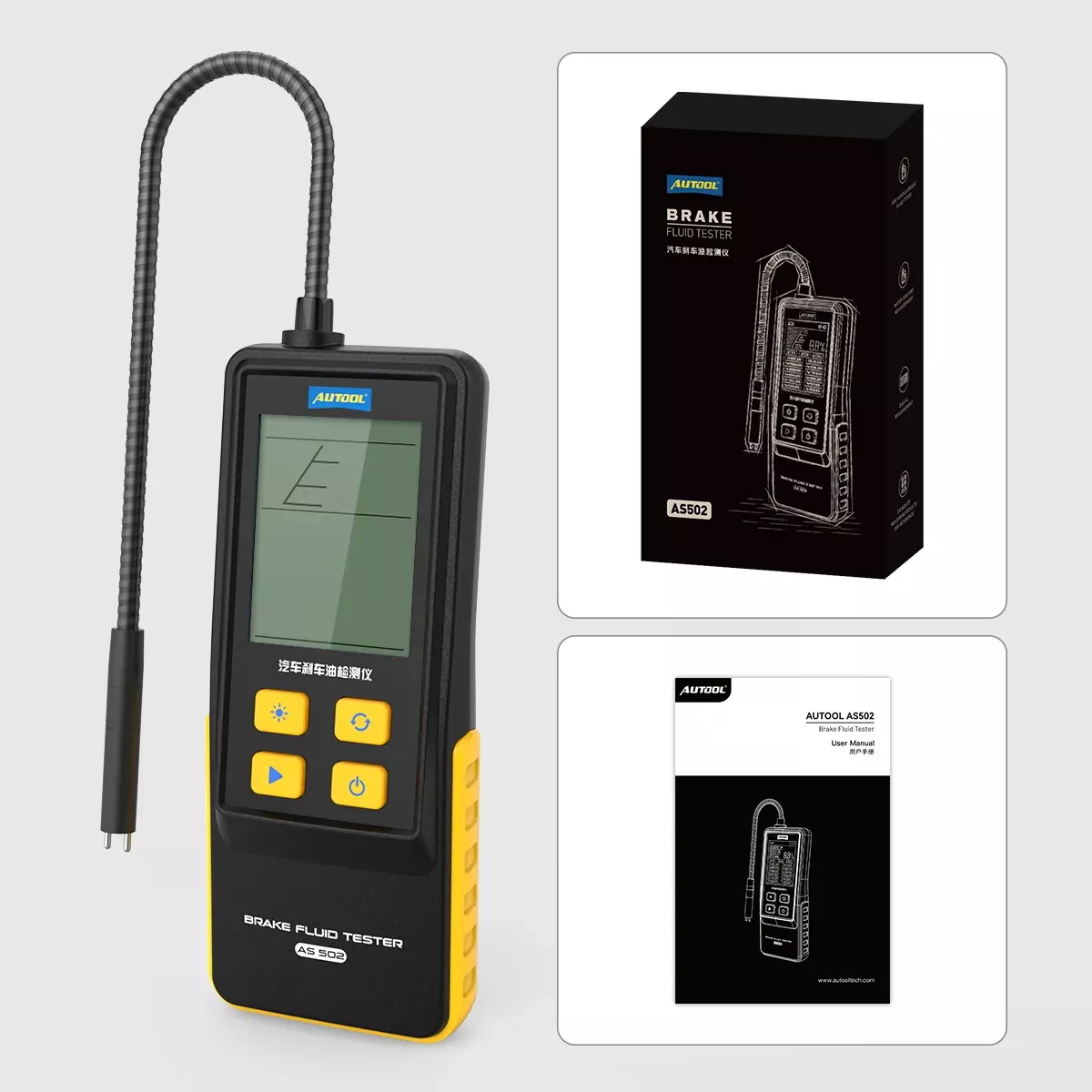 Testador de fluido de freio AUTOOL AS502