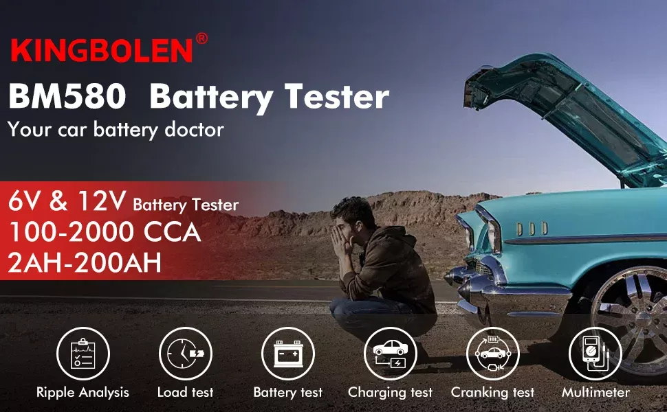 Testador bateria BM580