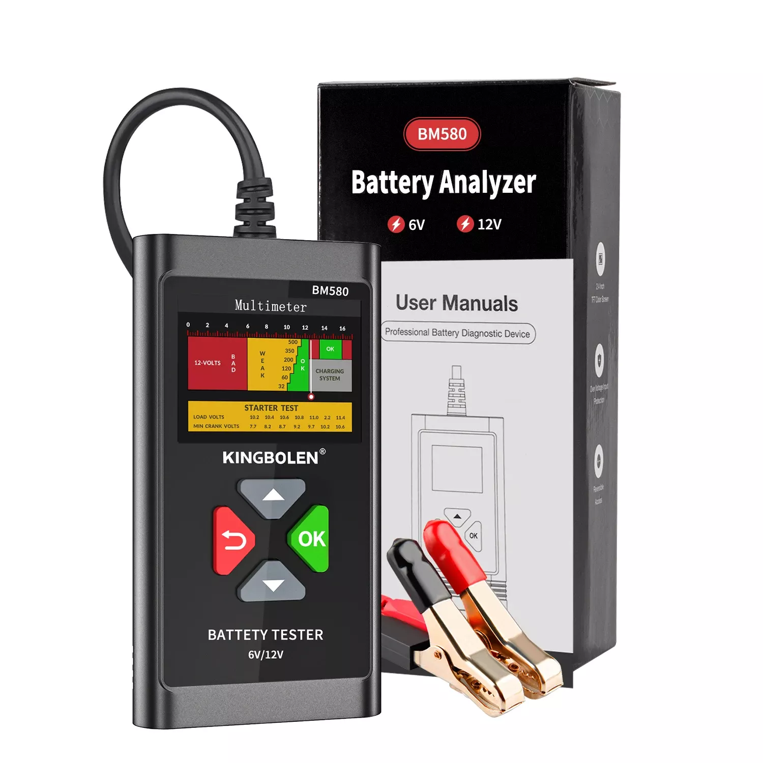 Testador bateria BM580