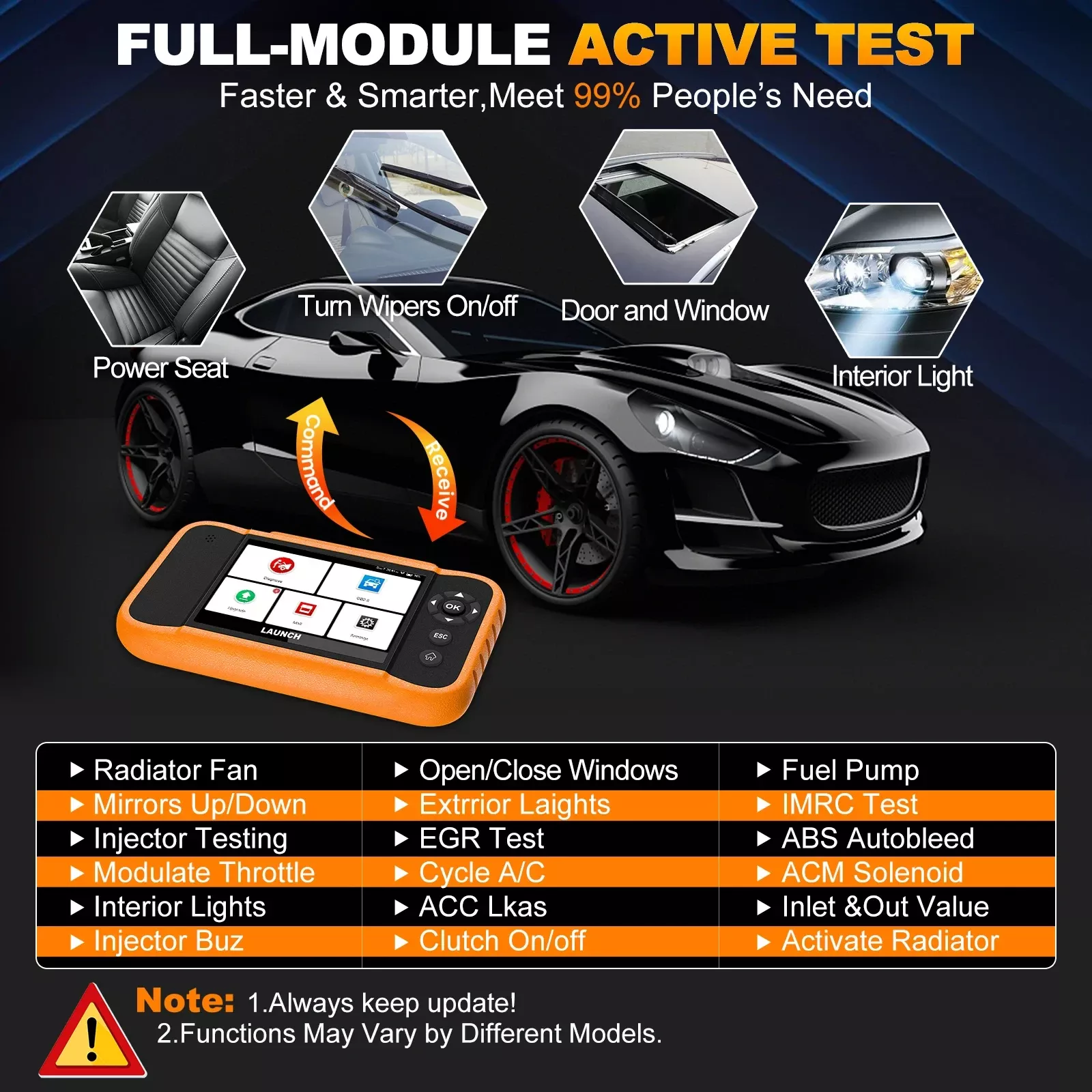 Lançamento X431 Creader