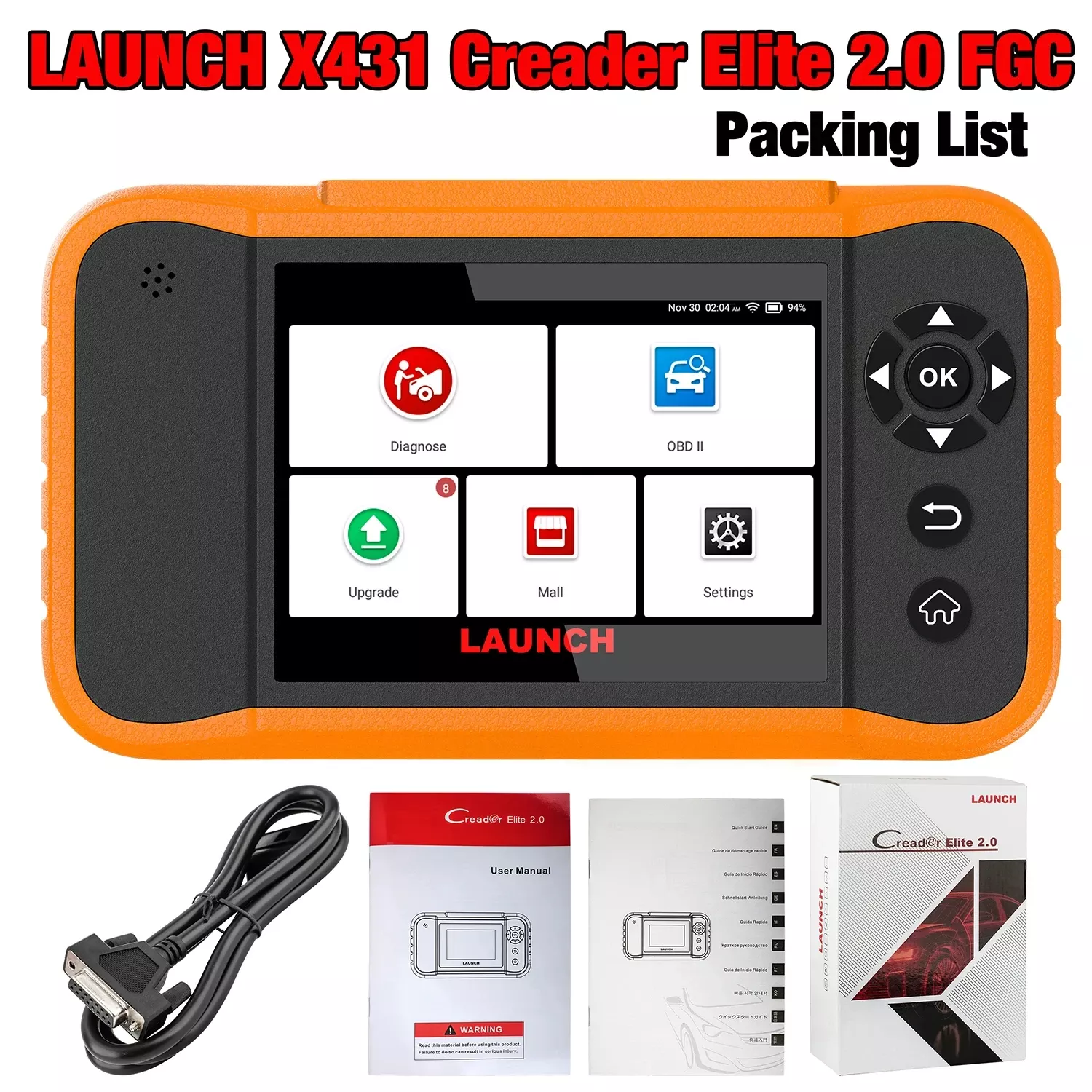 Lançamento X431 Creader 