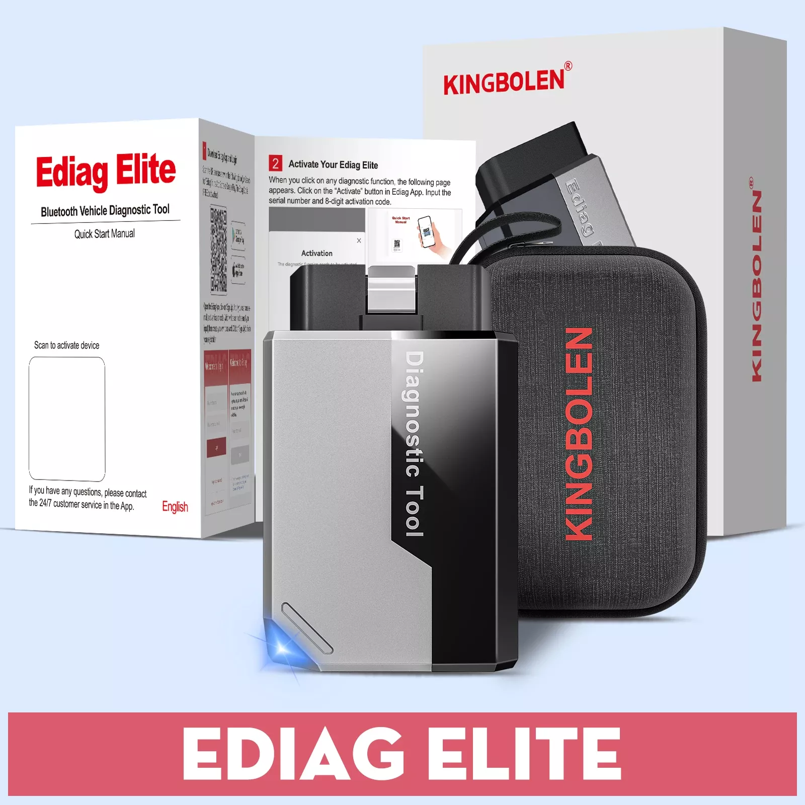 Ediag Elite sistema completo OBD2 scanner