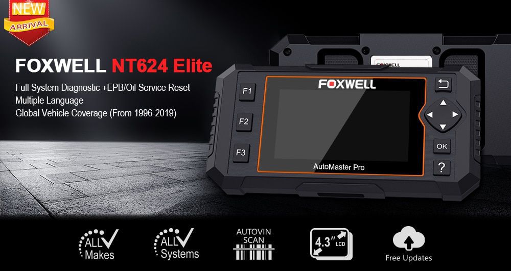 Foxwell NT624 Elite OBD2 Scanner