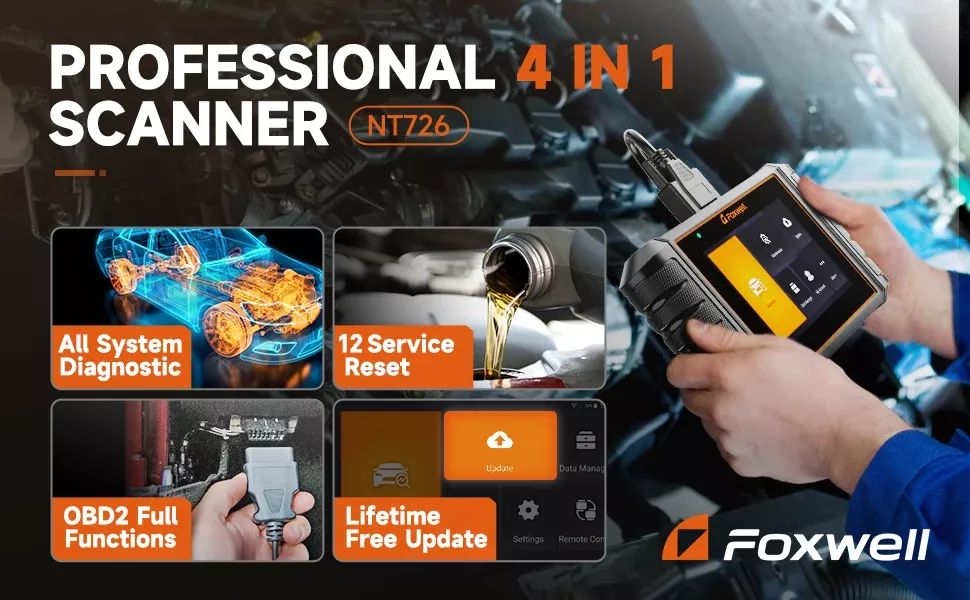 2024 Foxwell NT726 Scanner OBD2