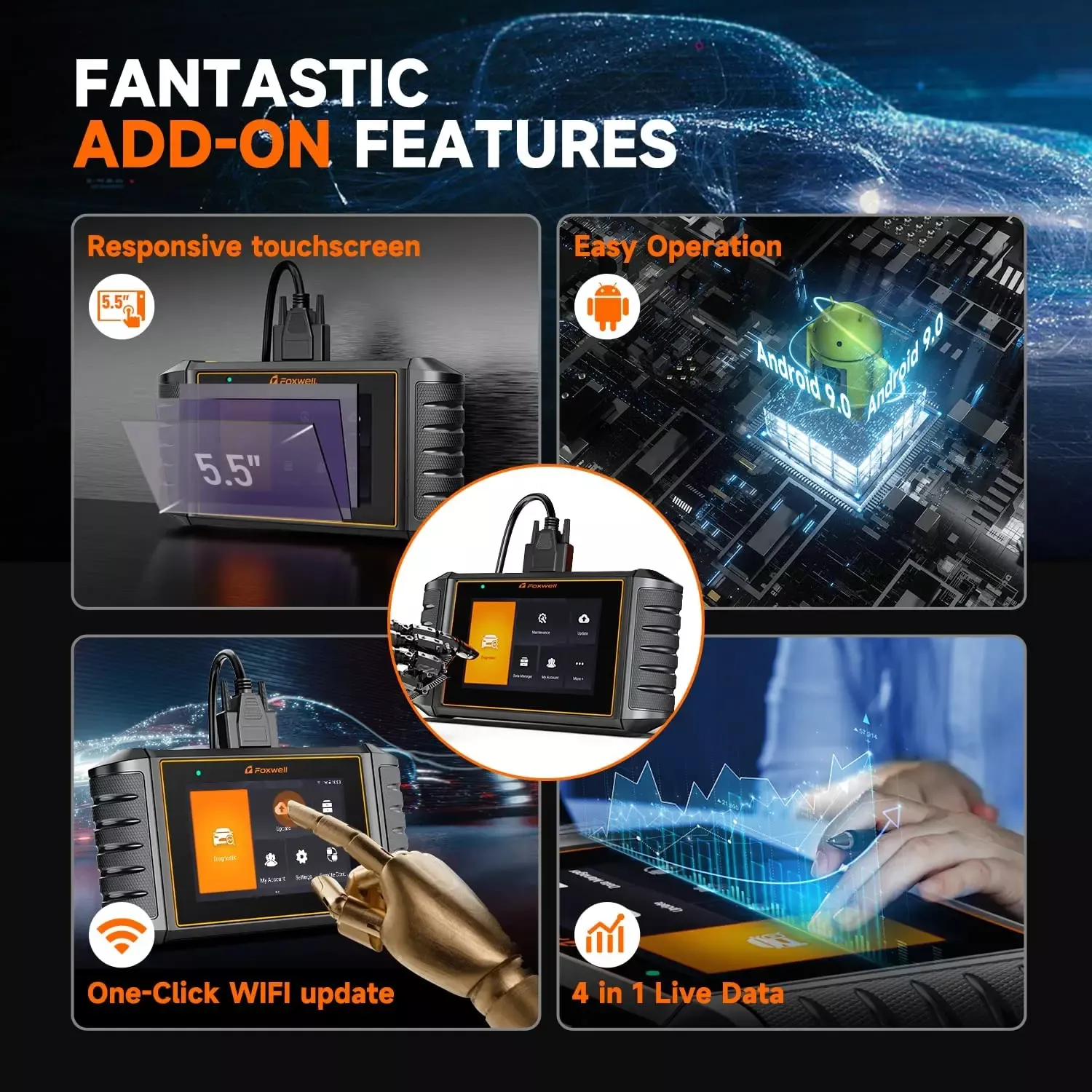 2024 Foxwell NT726 Scanner OBD2