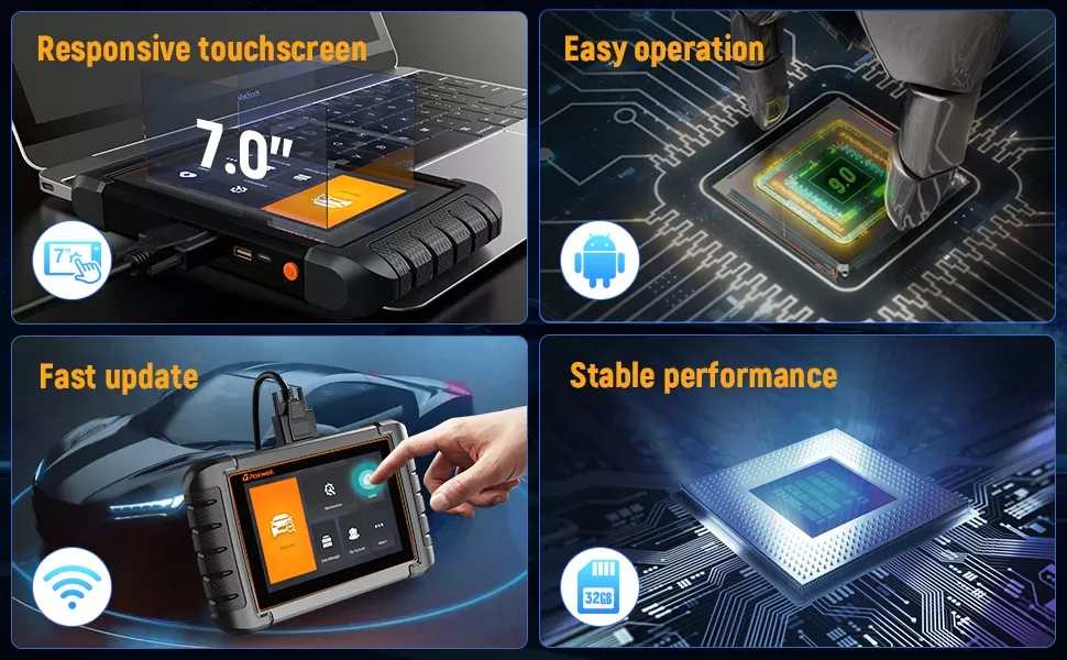 Scanner automóvel FOXWELL NT809 OBD2