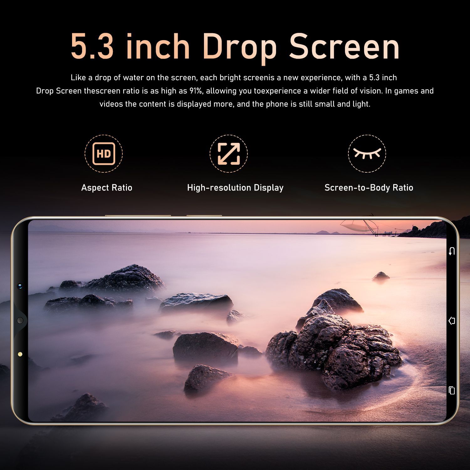 Versão Global P50 Pro Smartphone de 5,3 polegadas 12G + 512G Andr