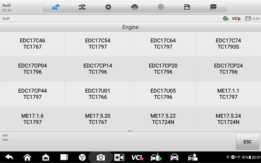 Cabo GODIAG G-A ECU/TCU