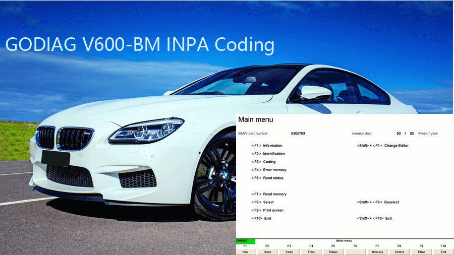 GODIAG V600-BM BMW Ferramenta de Diagnóstico e Programação