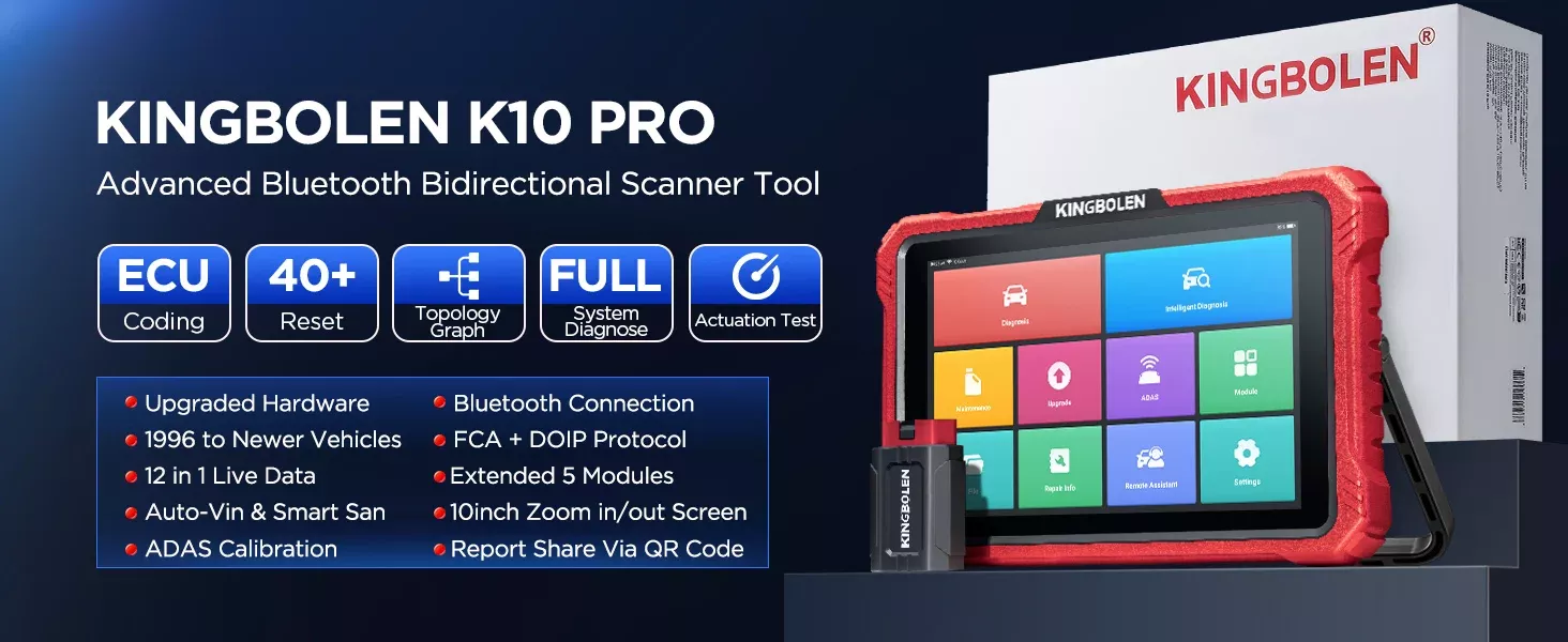 Scanner bidirecional de sistemas completos K10 Pro