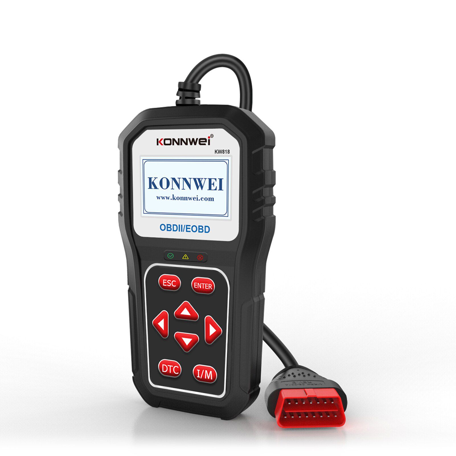Ferramenta de diagnóstico do carro do varredor de KONNWEI KW818 OBD2