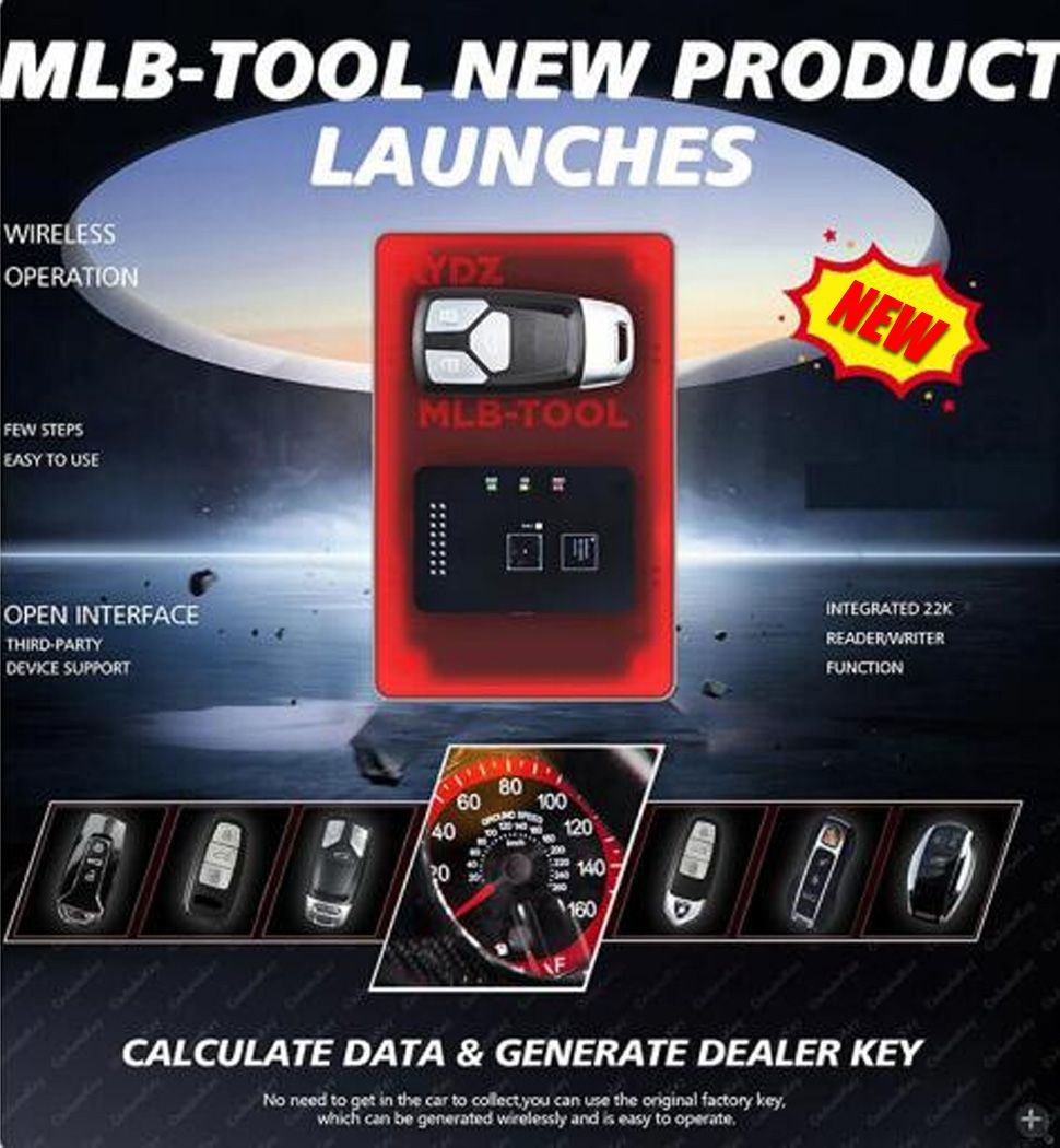 KYDZ MLB-ferramenta para Audi Volkswagen Porsche e Bentley + 3 vezes cálculo dados + Bluetooth OBD cabo + adaptador