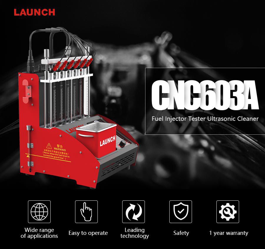 Lançamento CNC603A Exclusivo Ultrasonic Fuel Injector Cleaner 