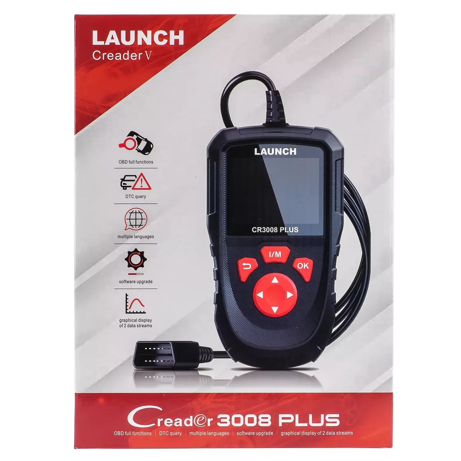 Lançamento CR3008 mais scanner OBD2