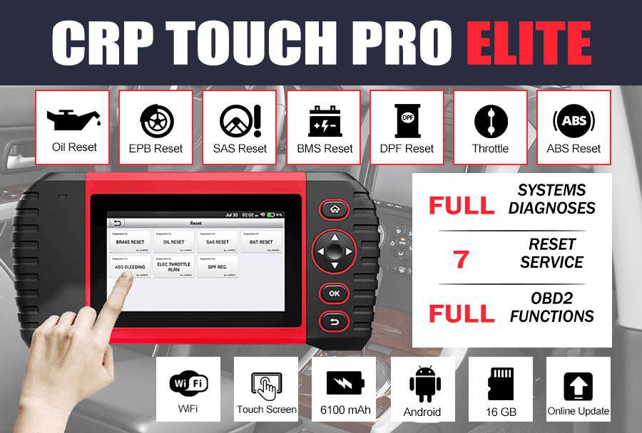 Lançamento CRP Touch PRO Elite