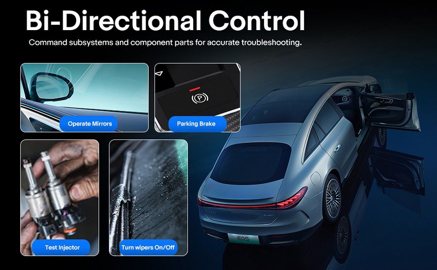 Lançamento CRP919 EV Diagnostic Scanner 43+ Funções de serviço para veículos elétricos Novos carros de energia