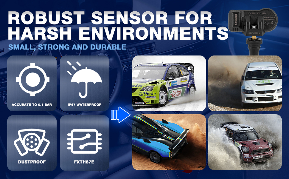 O sensor tpms de lançamento ltr01 é o mais novo sensor de pressão dos pneus de 2021 com corpo de stong