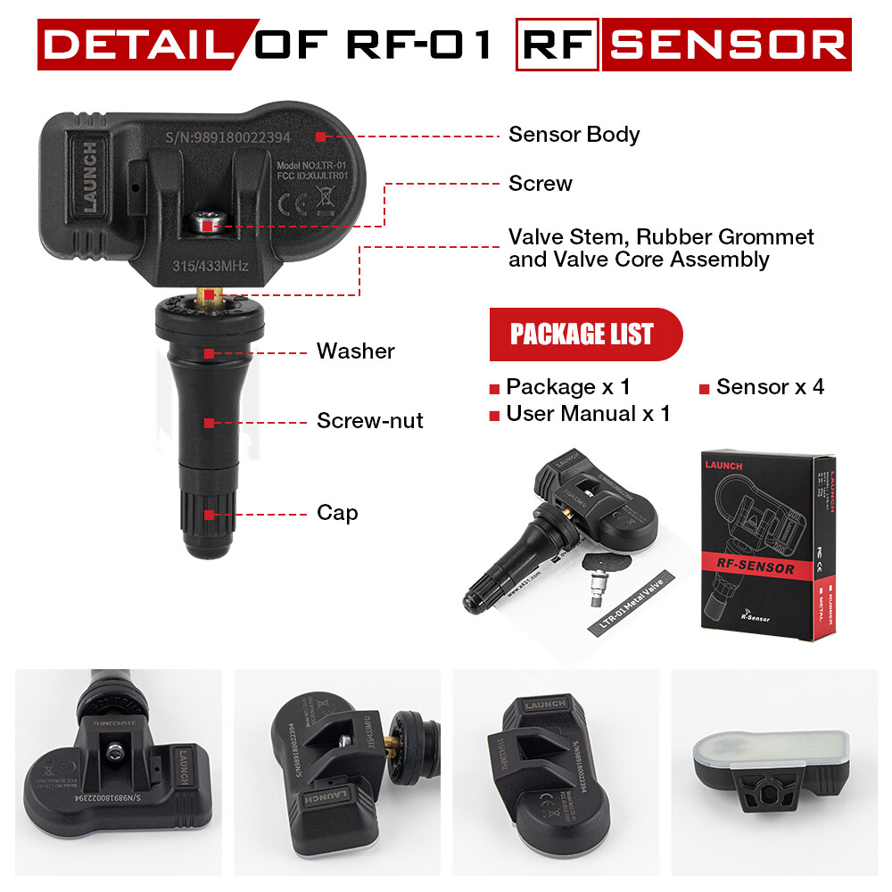 LAUNCH LTR-01 Sensor de RF 