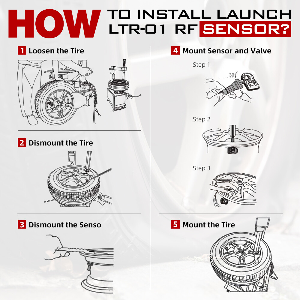 LAUNCH LTR-01 Sensor de RF 