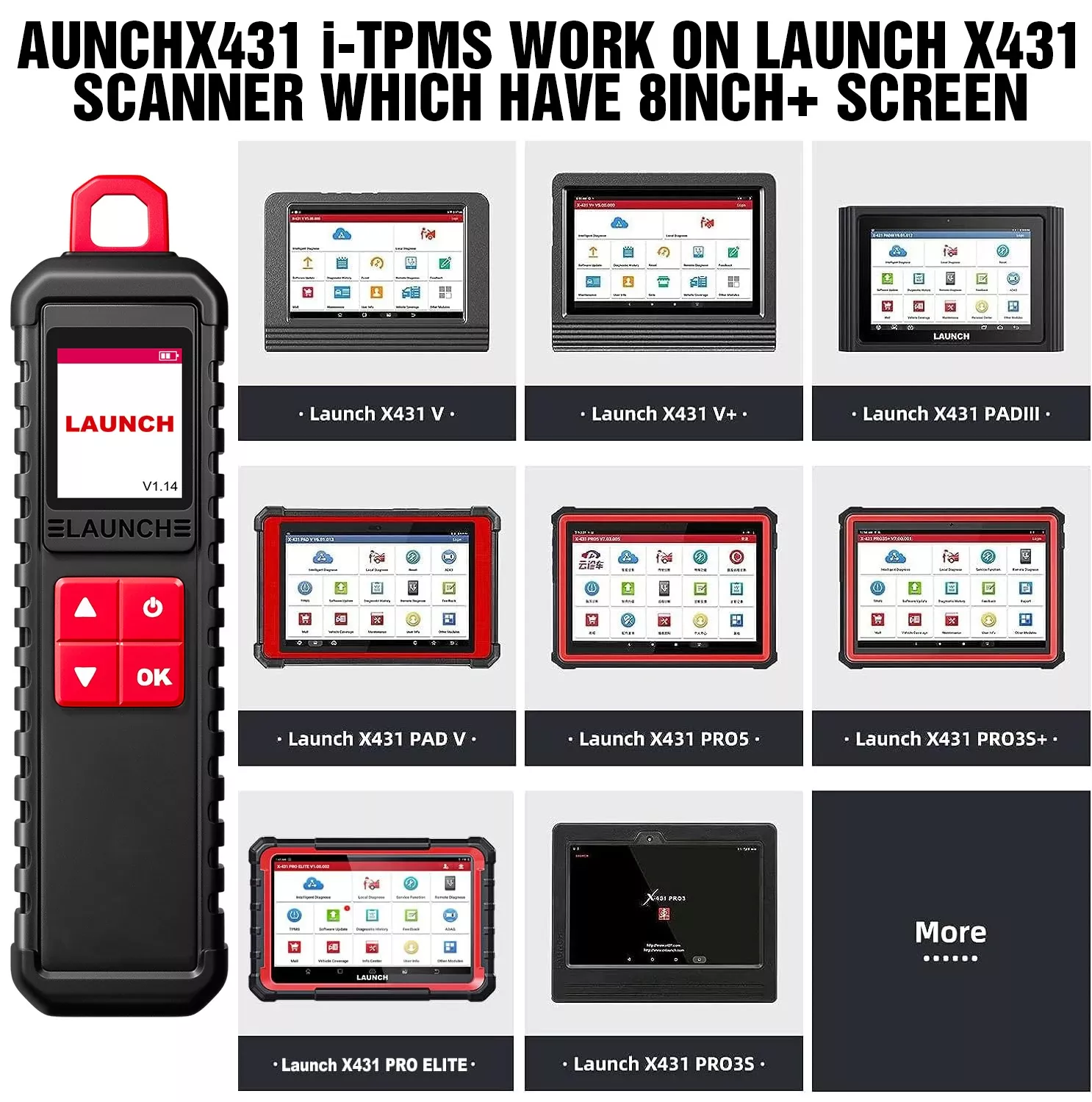 2025 lançamento X431 I-TPMS diagnóstico de pressão dos pneus do carro também
