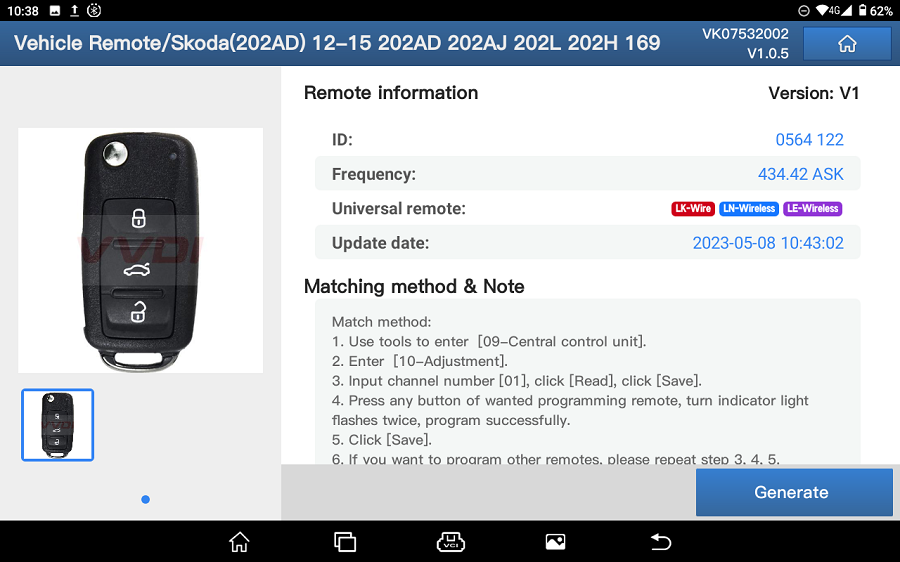 Lançar X431 Key Programmer Remote Maker