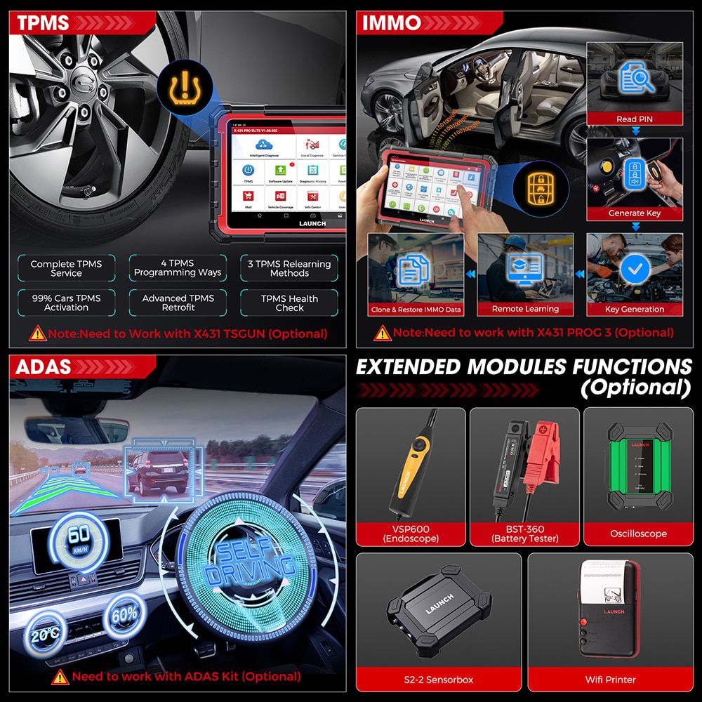 2023 Lançamento X431 Pro Elite Car Diagnostic Tool