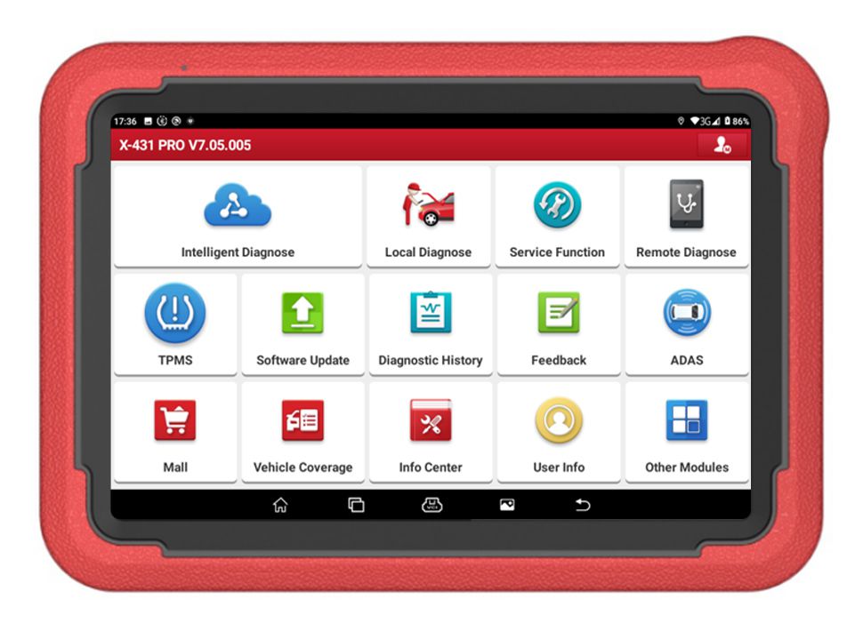 Ferramenta de diagnóstico mais recente do lançamento X-431 PRO PROS V5.0