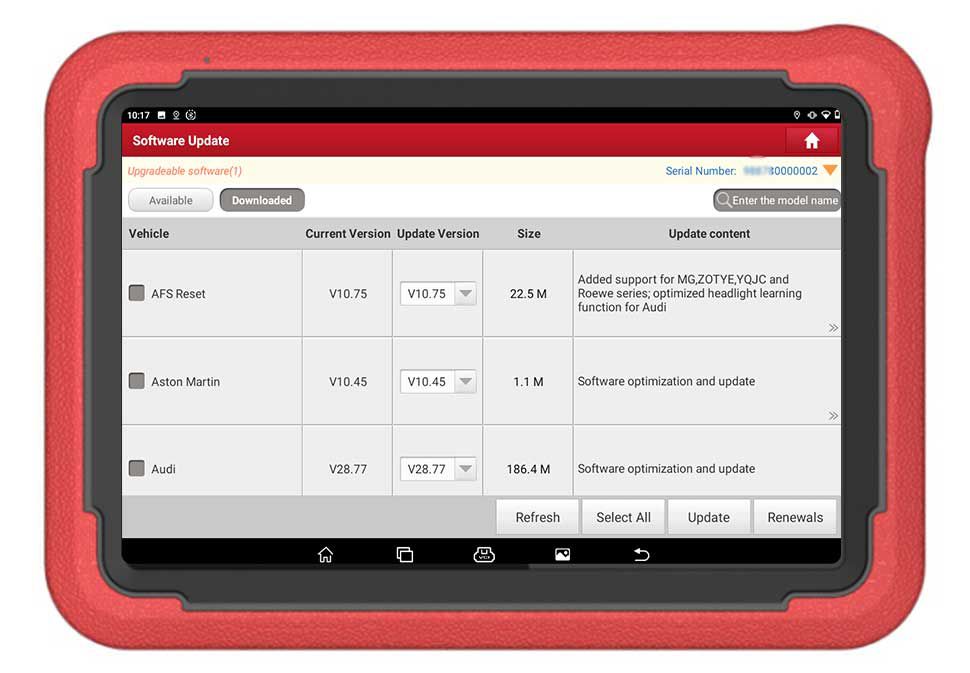 Ferramenta de diagnóstico mais recente do lançamento X-431 PRO PROS V5.0
