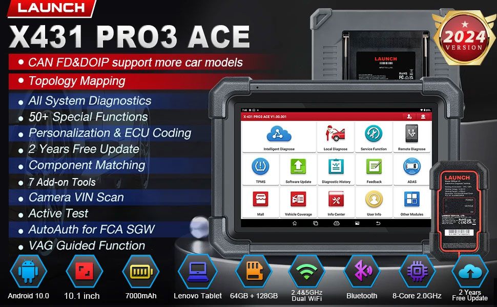 Lançar a ferramenta de diagnóstico X431 PRO3 ACE